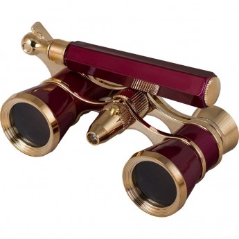 Бинокль LEVENHUK BROADWAY 325N лорнет с подсветкой красный Бинокль LEVENHUK BROADWAY 325N лорнет с подсветкой красный